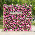 *USA ONLY*Radiant and Enchanting Multishade Pink Artificial Flower Backdrop by ValarFlowers: A Vivid Tapestry for Your Events-VF-325-U