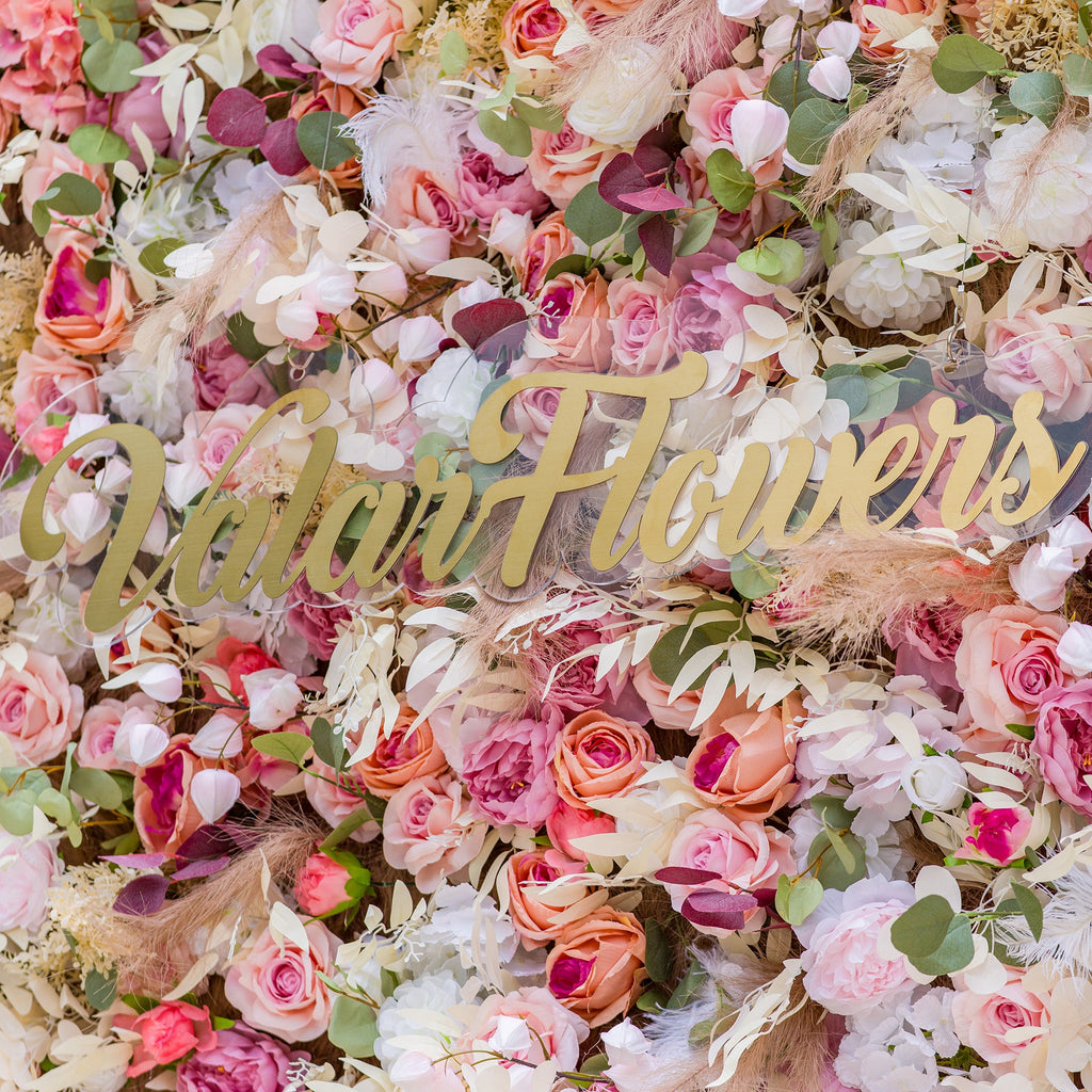 *USA ONLY*Valar Flowers Roll Up Fabric Artificial Flower Wall Wedding Backdrop. Floral Party Decor. Event Photography-VF-327-U
