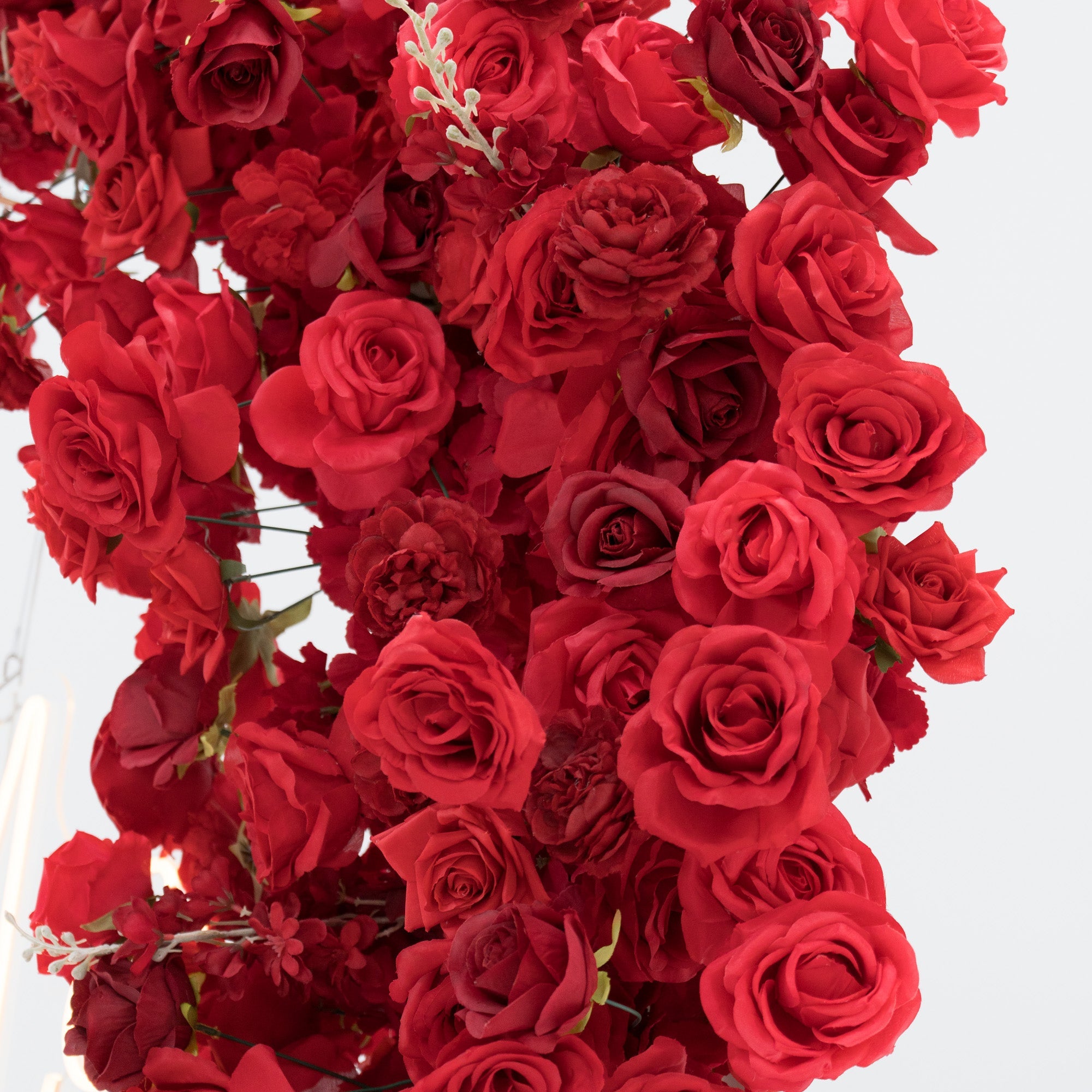 *USA ONLY*ValarFlowers Red Rose Heart - Shaped Floral Backdrop: A Romantic Proposal & Event Centerpiece-HA-405-U