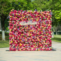 *USA ONLY*Vibrant Multicolored Artificial Flower Wall - The Epitome of Bold and Festive Style for Weddings and Events-VF-806-U