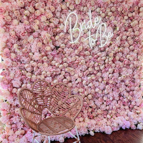 *USA ONLY*Valar Flowers Roll Up Artificial Lush Pink Floral Wall-VF-501-U
