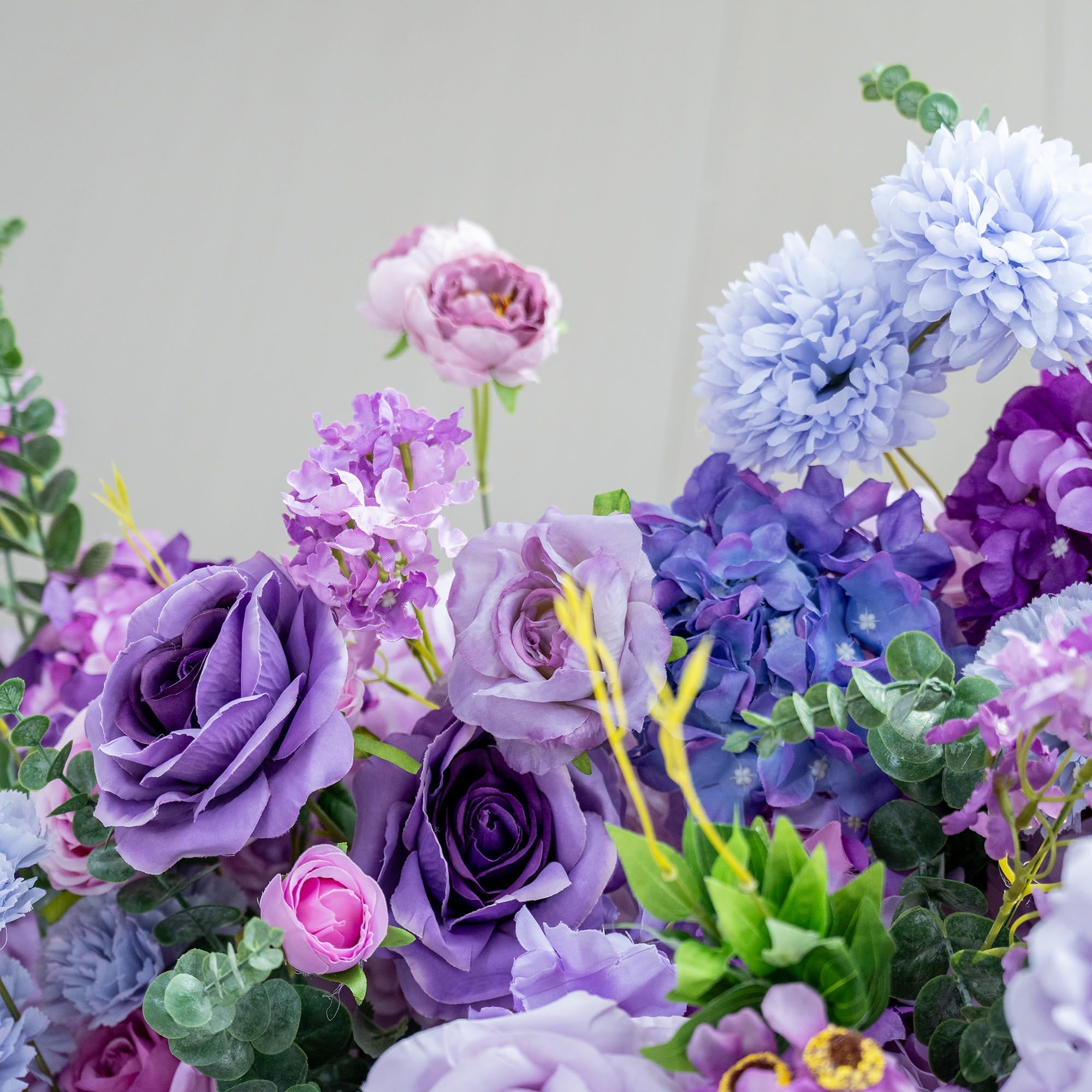*USA ONLY*ValarFlowers Presents: Lavender Elegance – A Lavish Display of Purple Blooms in an Artificial Fabric Flower Arch Decor-VF-490-U